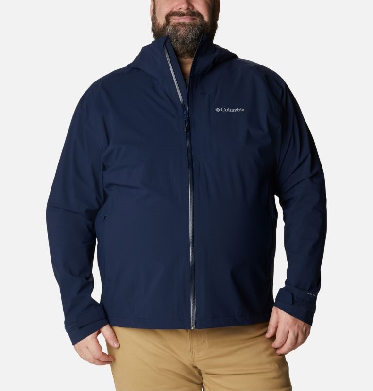 Jachete Shell Columbia Omni-Tech Ampli-Dry Barbati Bleumarin | Plus Size OQ817MQZ0